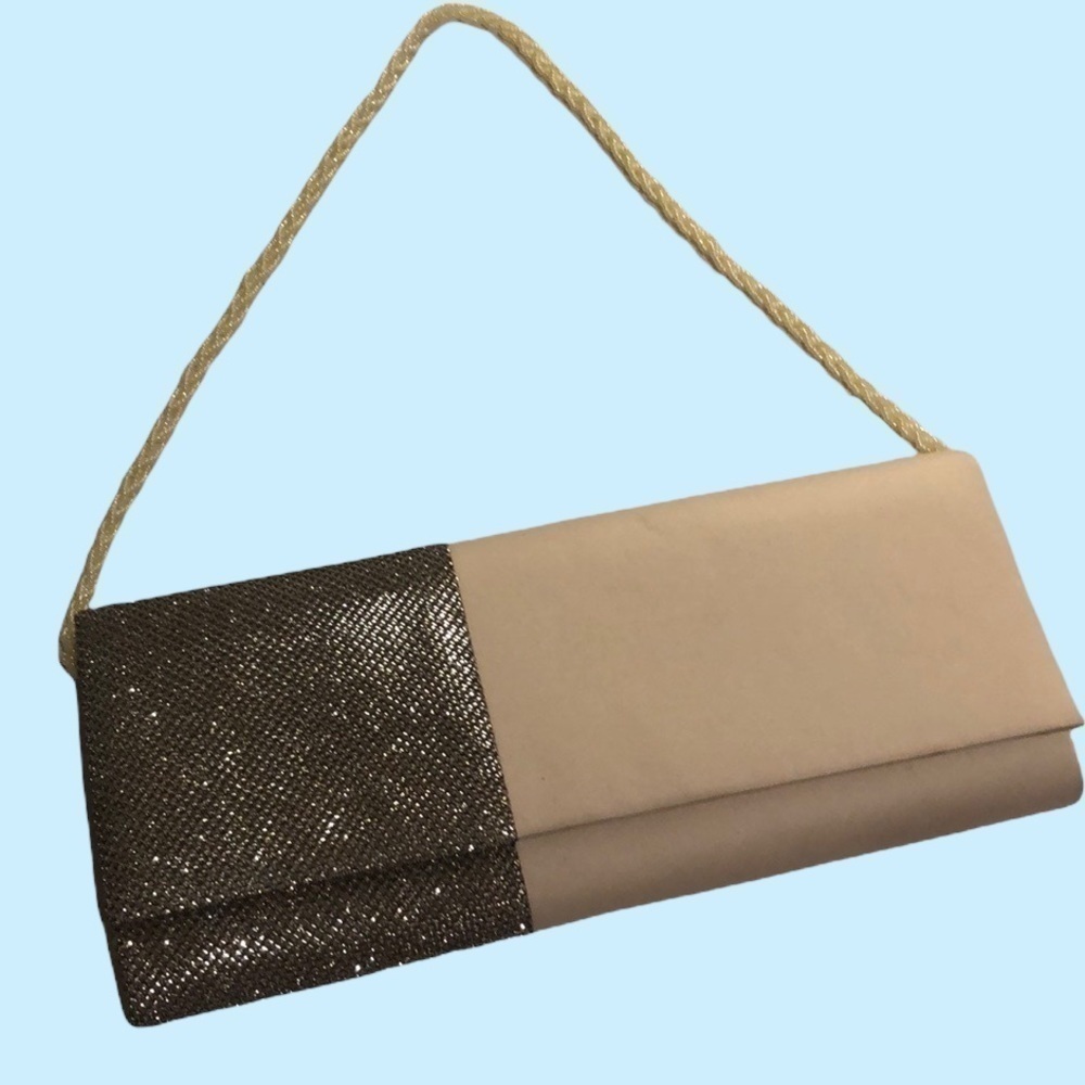 Nina evening clutch purse with pearl strap